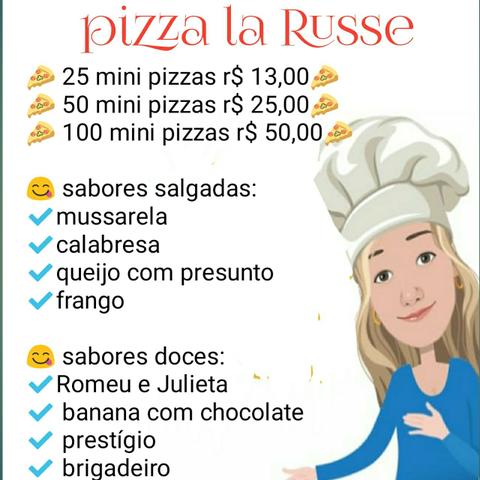 Mini pizzas la russe
