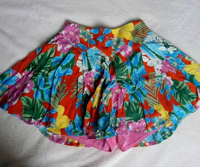 Short saia florido