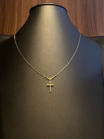 Conjunto em ouro 18k 3,2 gramas - Foto 3