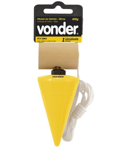 Prumo de Centro de Metal 400g Vonder