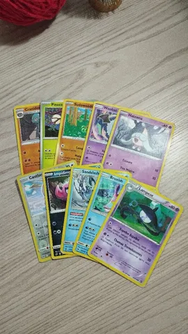 Cartas St Pokémon Pack 10 Unidades Modelos Sortidos