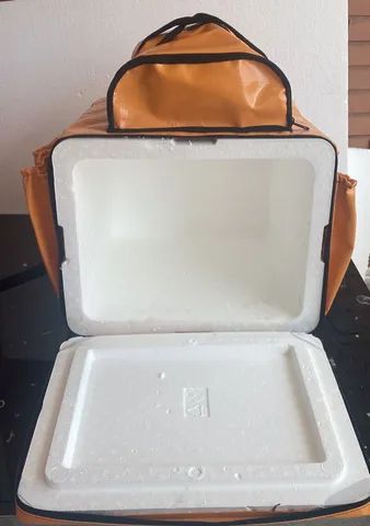 Bag lona laranja impermeável 45lt