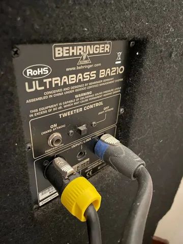 Cabeçote Behringer Bx4500H + Caixa Ultrabass 2x1 + Sub 1x15 Warm Music115BS - Foto 6