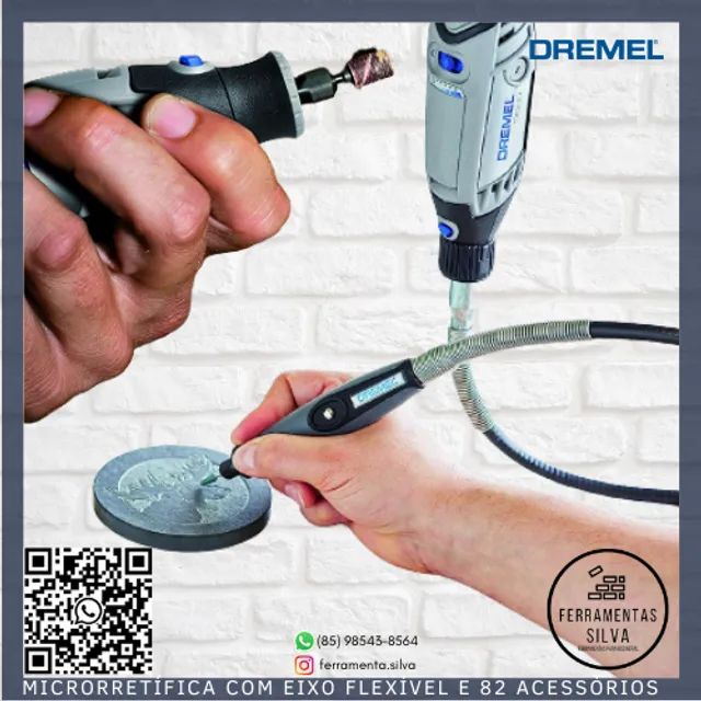 Micro Retífica Dremel 3000, 82 acessórios