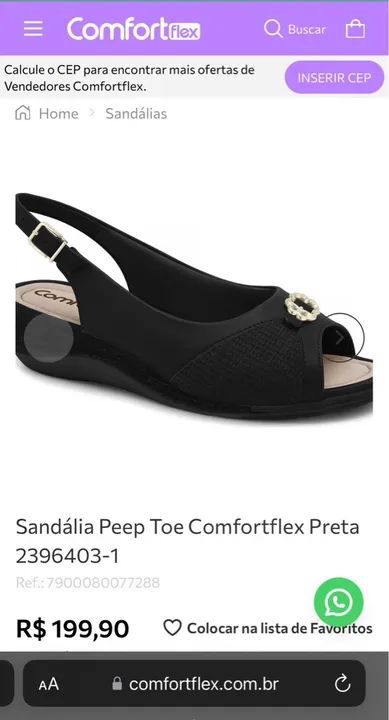 Sandália Comfortflex tamanho 37 nova  - Foto 2