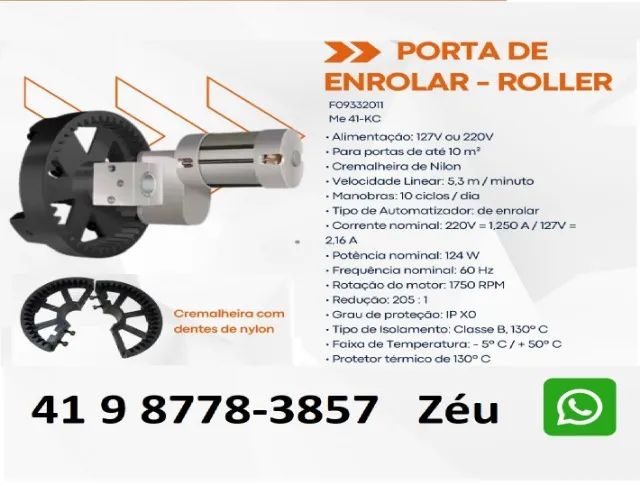 Kit Motor de Portão Eletrônico JETFLEX 4 Seg. - Foto 3