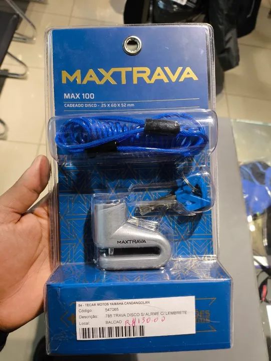 TRAVA DISCO S/ ALARME C/LEMBRETE - Foto 2