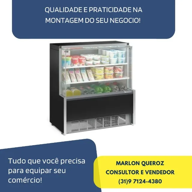 Balcão Refrigerado Gelopar 2 Placas Novo 1,10 M