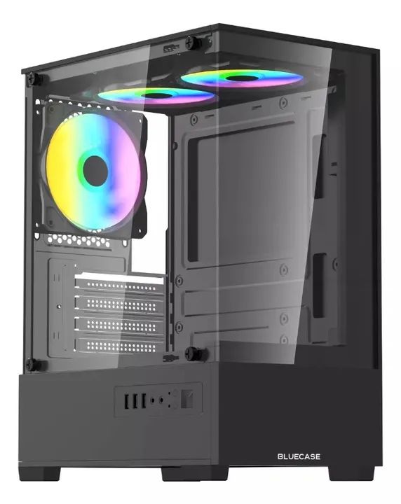 Gabinete Gamer BG-055 Hit Pro: Design Premium com 3 Fans RGB Loja Coimbra Computadores  - Foto 6