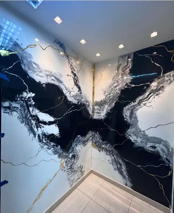 MARMORIZAÇÃO DE PAREDE - Foto 3