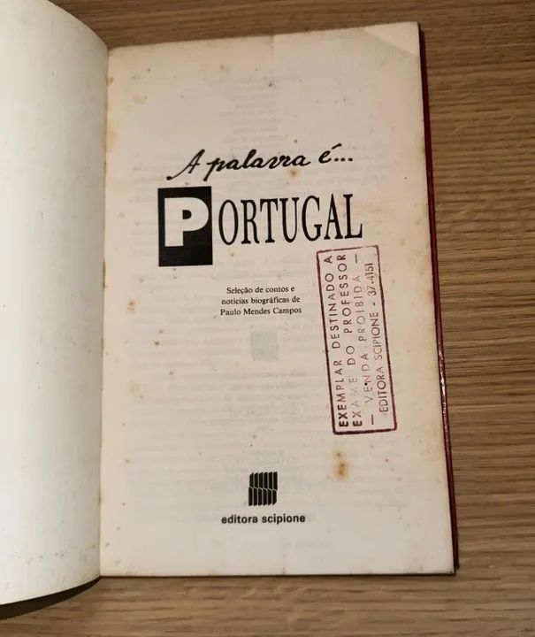 Livro: A Palavra É Portugal - Paulo Mendes Campos - Foto 3