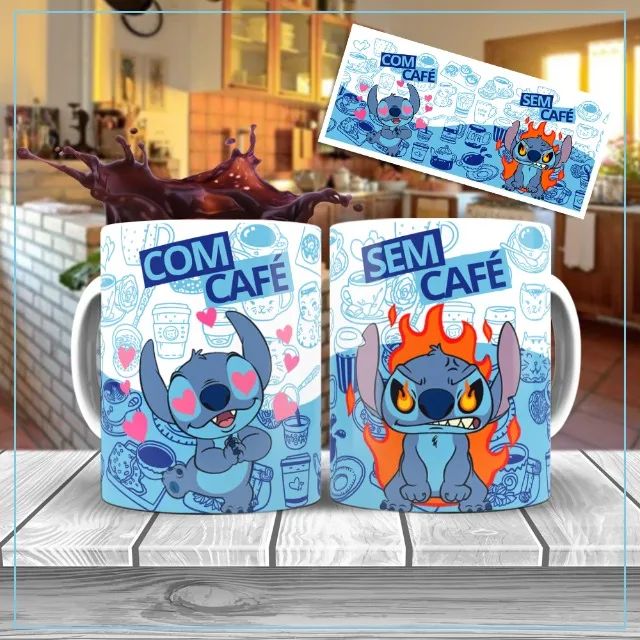 Caneca Lilo e Stitch Personalizada - Foto 2