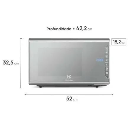 Micro-ondas Electrolux 31 L Inox espelhado  - Foto 2