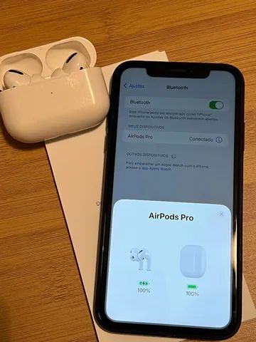 iPhone XR 128gb Preto com caixa carregador adaptador e AirPods