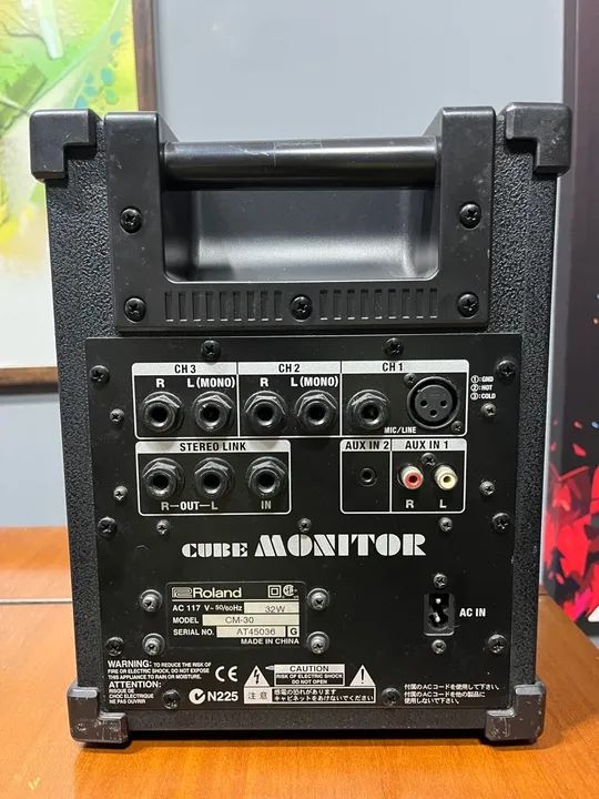 Monitor Amplificado Roland Cm-30 (par) - Foto 4
