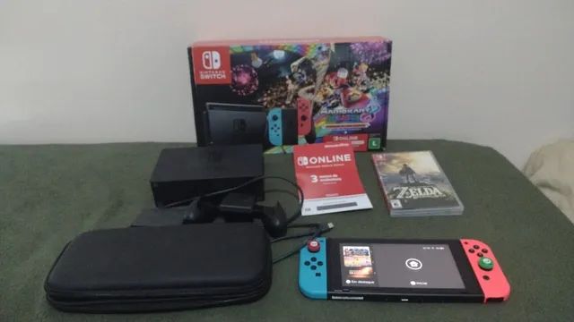 Nintendo Switch V2 + Zelda Wild
