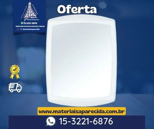 Espelho Armario Banheiro Metasul Branco Cinza -novo