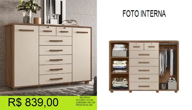 Cômoda de alta qualidade  - Foto 2