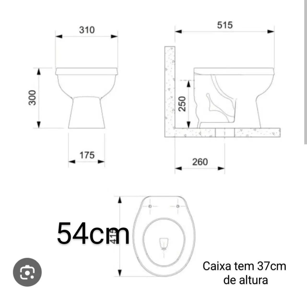 Kit Vaso sanitário INFANTIL com caixa acoplada e assento - Foto 2