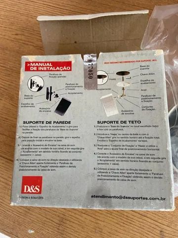 2 Suportes para caixa de som e vídeo - Foto 4