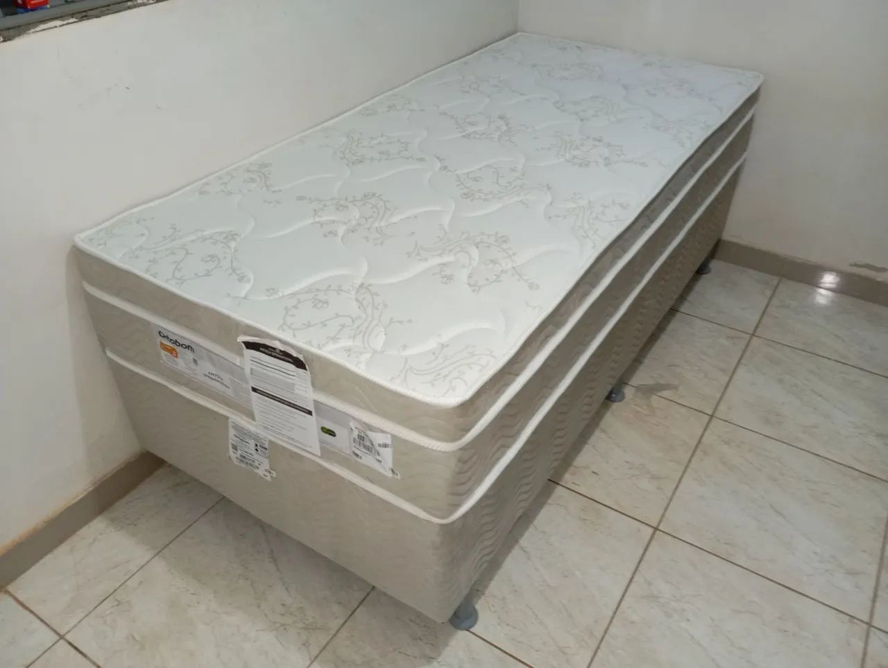 Cama Box Solteiro airtech spring pocket molas ensacadas  - Foto 2