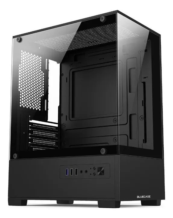 Gabinete Gamer BG-055 Hit Pro: Design Premium com 3 Fans RGB Loja Coimbra Computadores  - Foto 5