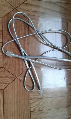 Cabo/Fio Telefone - Rj11 - Kit com 3 cabos - Foto 2