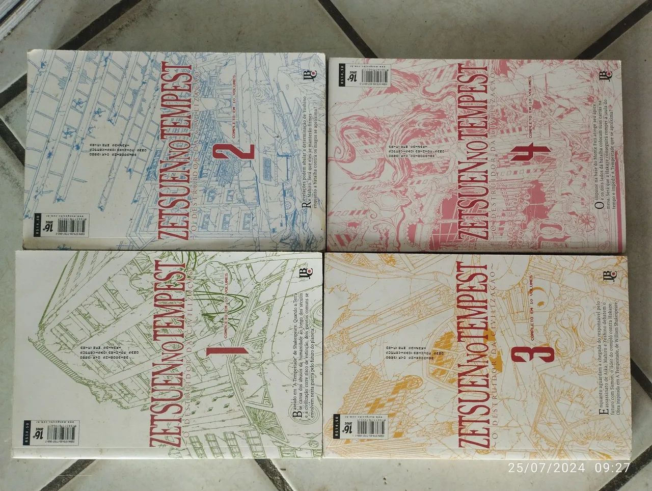 Zetsuen no tempest - Volumes 01 a 04 - Foto 2