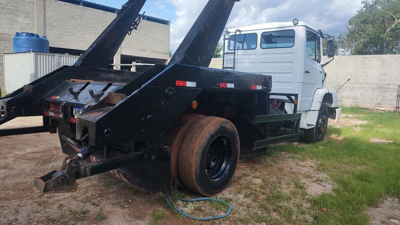 MB 1214, 1991, poli guindaste sapatas hidráulica  - Foto 4