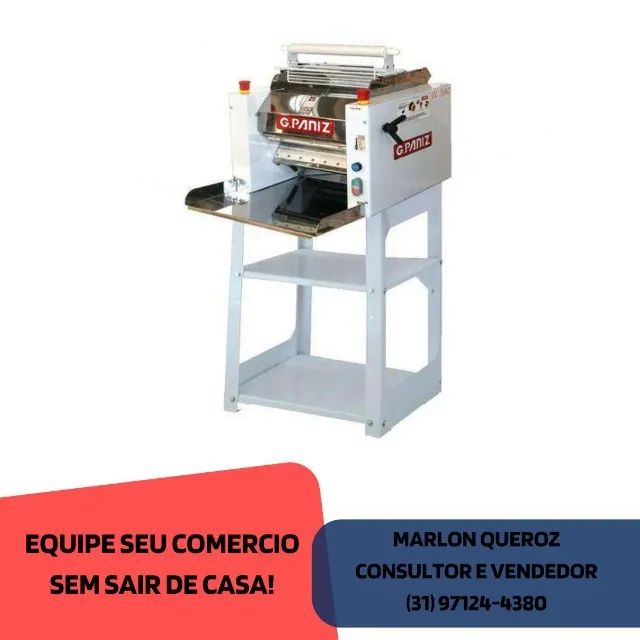 Cilindro de Massas para Padaria GPaniz Rolo 39CM