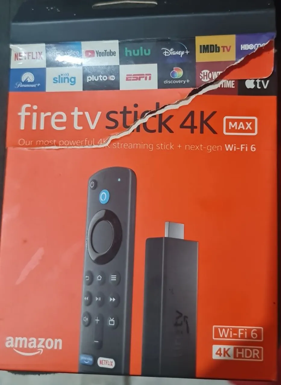 Fire TV Stick 4K Max - Streaming Poderoso..Comprado dos Stados Unidos..Com UniiTV Free