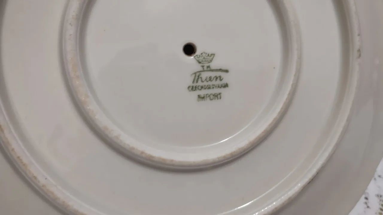 Conjunto de louças floral para servir64310254858498124