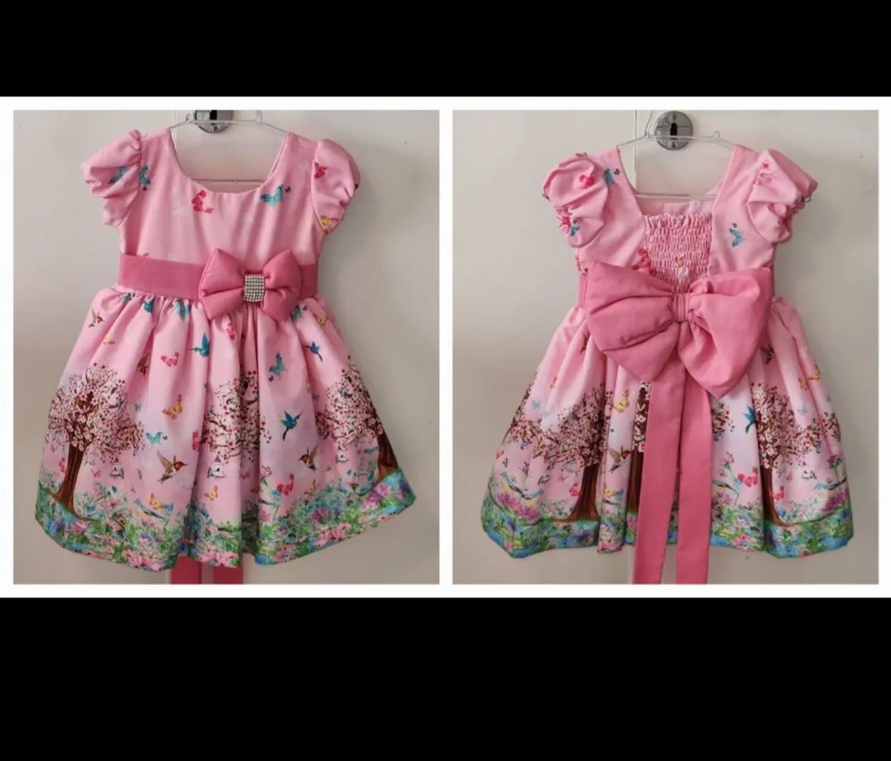 Vestido Jardim encantado tam. 1 ano