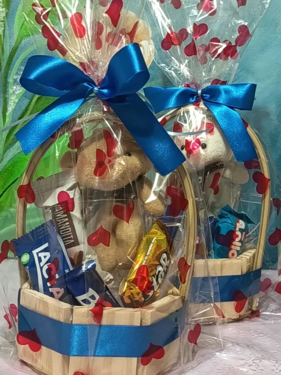 Cesta Pelúcia com Xícara e Bombons - Foto 3