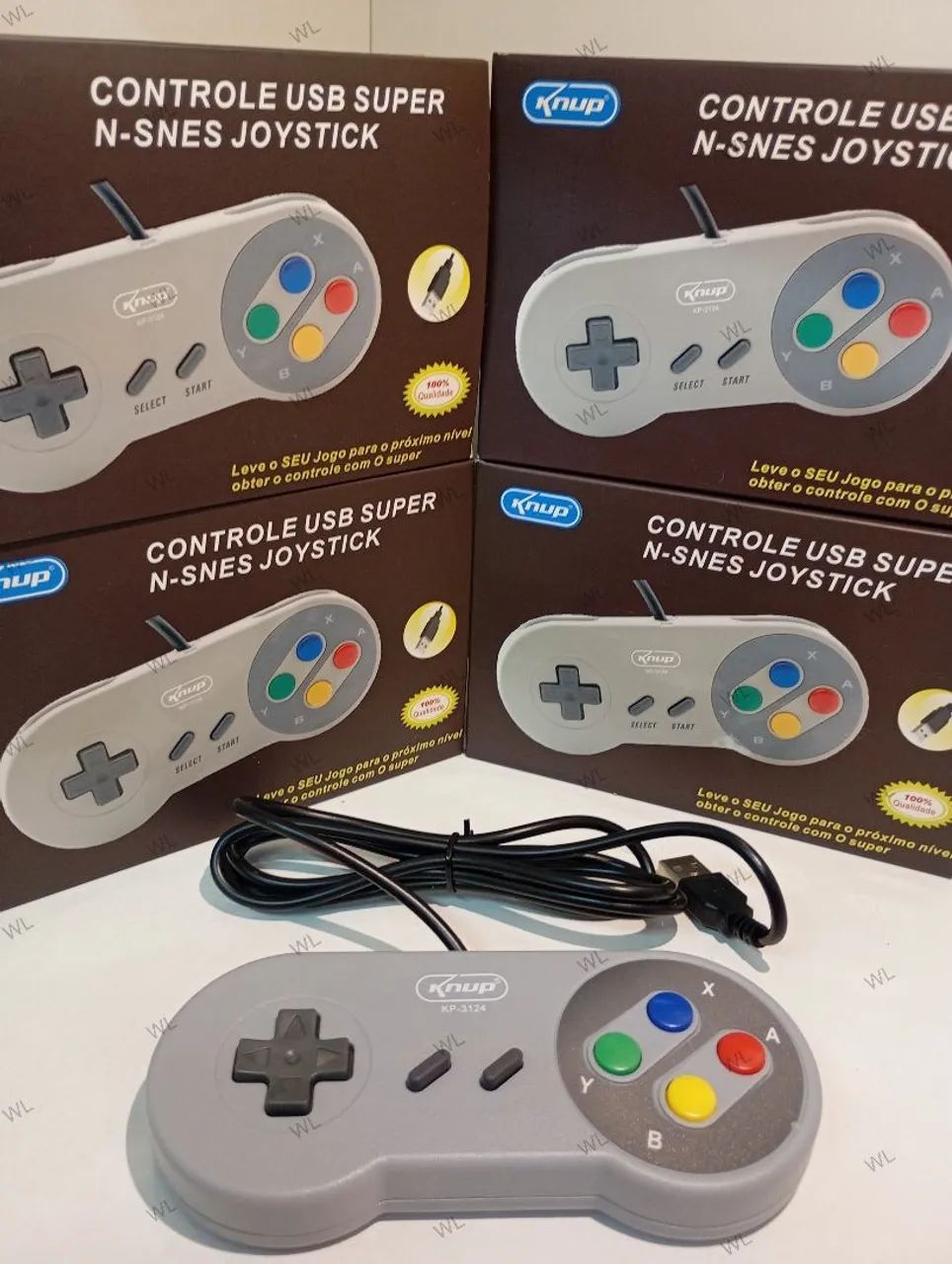 Controle USB Super Nintendo!