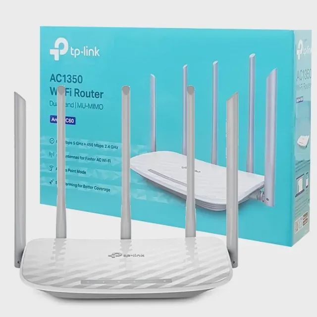 Roteador Wi-Fi 5 Antenas AC1350 TP-Link Archer C60 - Foto 2