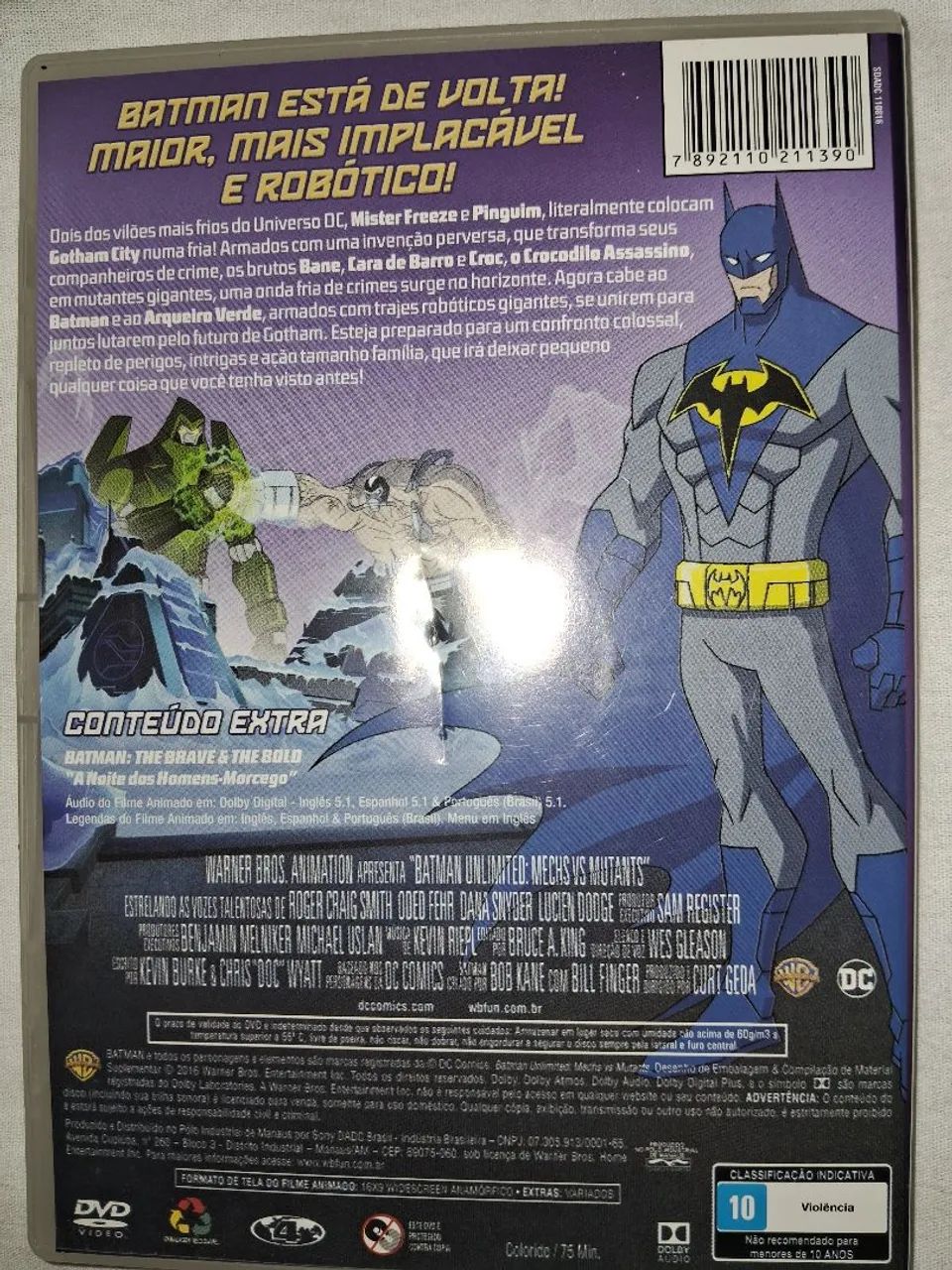 DVD- Batman Unlimited: Robôs vs Mutantes  - Foto 2