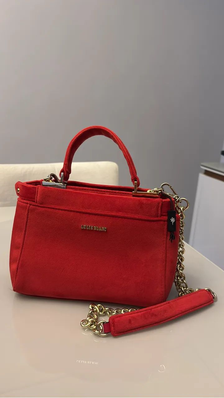 BOLSA LELIS BLANC - veludo vermelho  - Foto 2