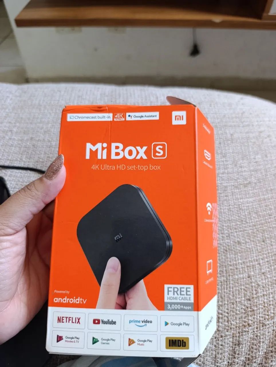 Xiaomi Mi Box S MDZ-22-AB 4K 8GB 2GB RAM com Comando de Voz - Foto 2
