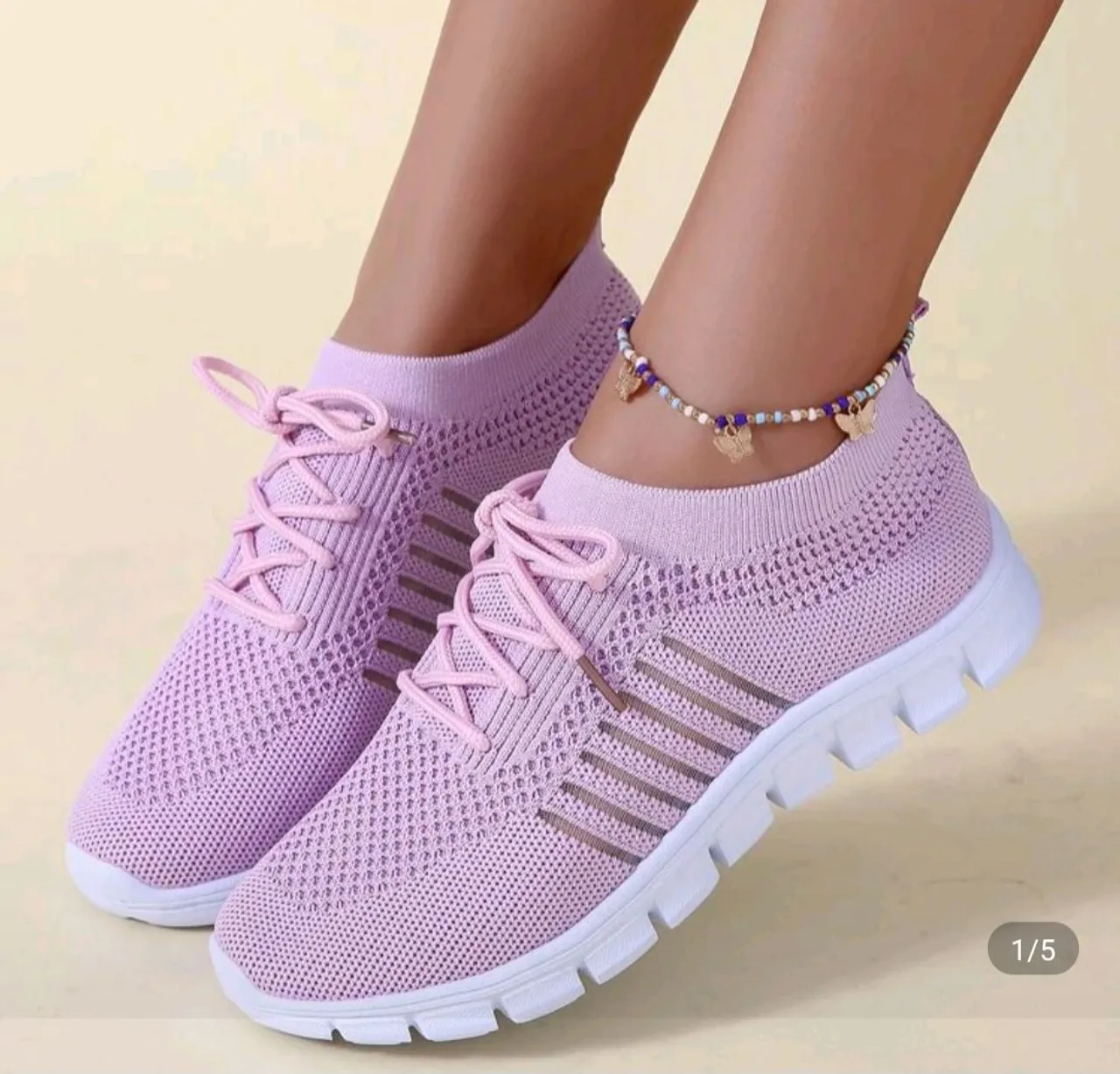 Tênis Feminino Rosa Confortável e estiloso