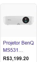 Projetor Benq Ms513pb FullHD Bivolt - Foto 4