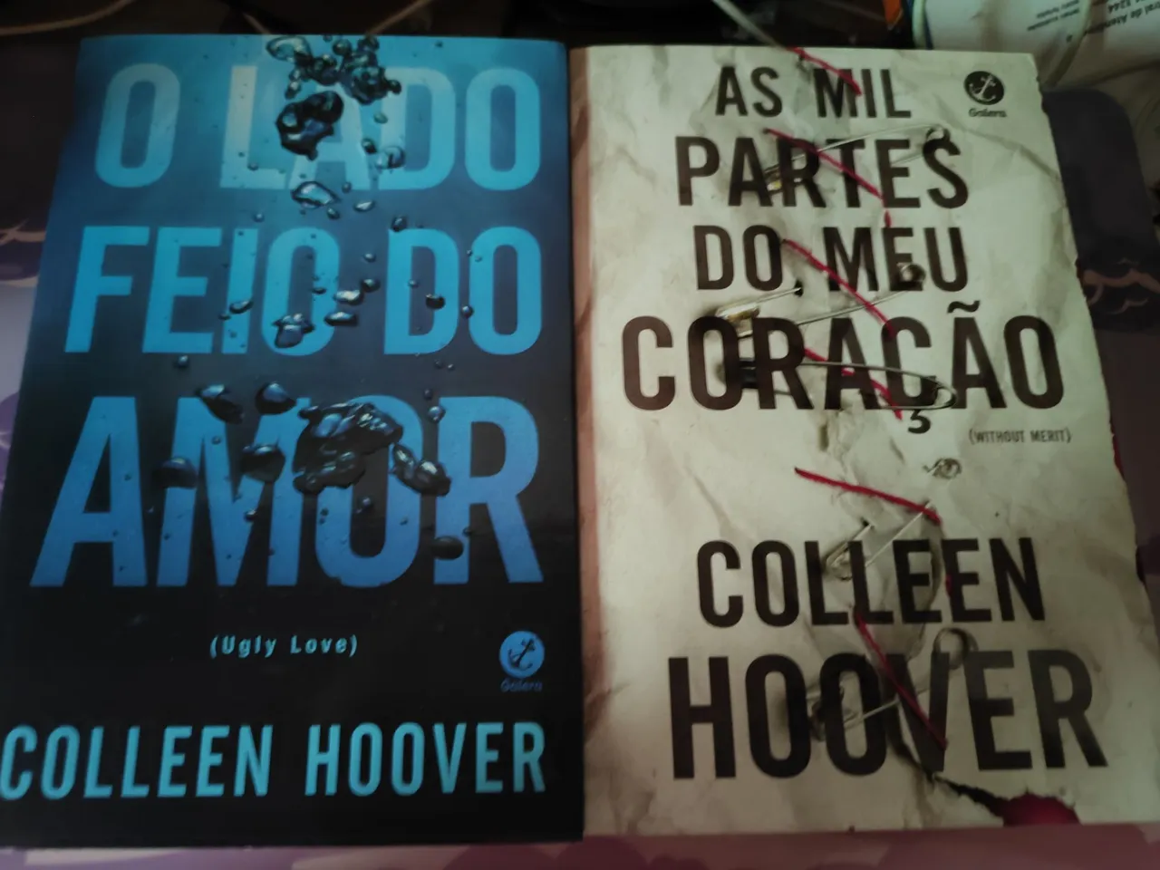 Kit de livros Colleen Hoover - O Lado Feio do Amor + As Mil Partes do Meu Coração