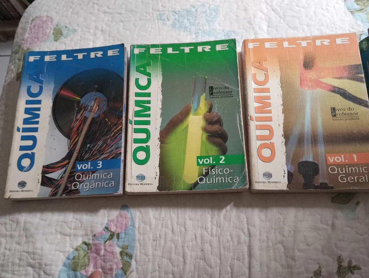 Livro Química Feltre - Volumes 1, 2 e 3