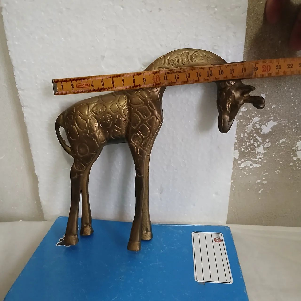 Escultura girafa de bronze 434735934478766084
