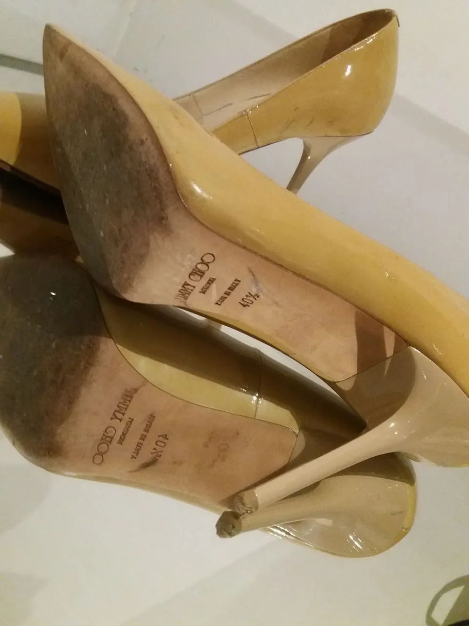 SCARPIN CLÁSSICO JIMMY CHOO. SALTO 11 CM. LINDÍSSIMO - Foto 3