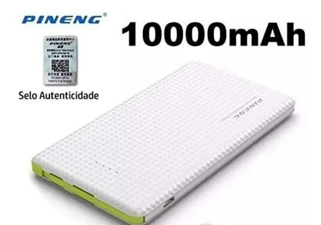 Carregador Portátil 10.000 MAh Original Pineng Power Bank Slim - Foto 2