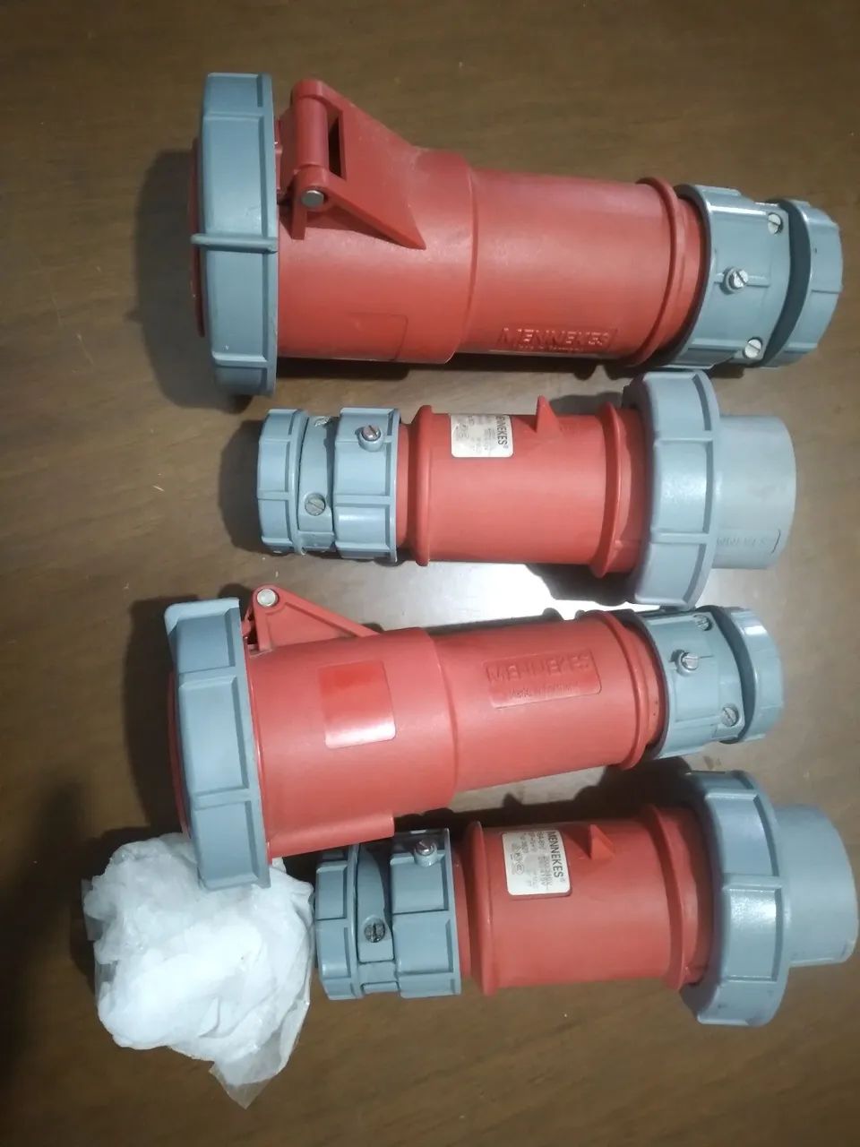 Mennekes Industrial Connectors Three-Phase Various Amperages