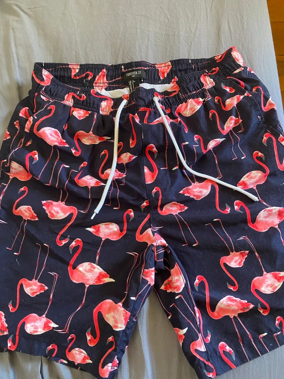 Short Praia Estampado Flamingo P