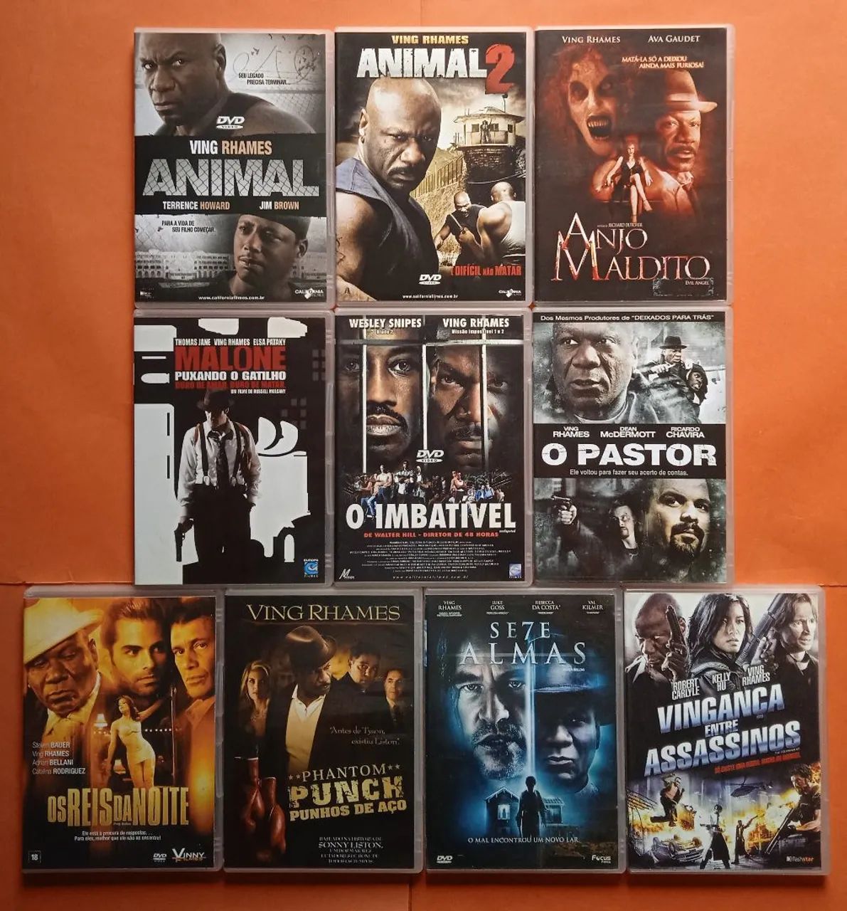 Dvd Coleção Ving Rhames - 10 Títulos 