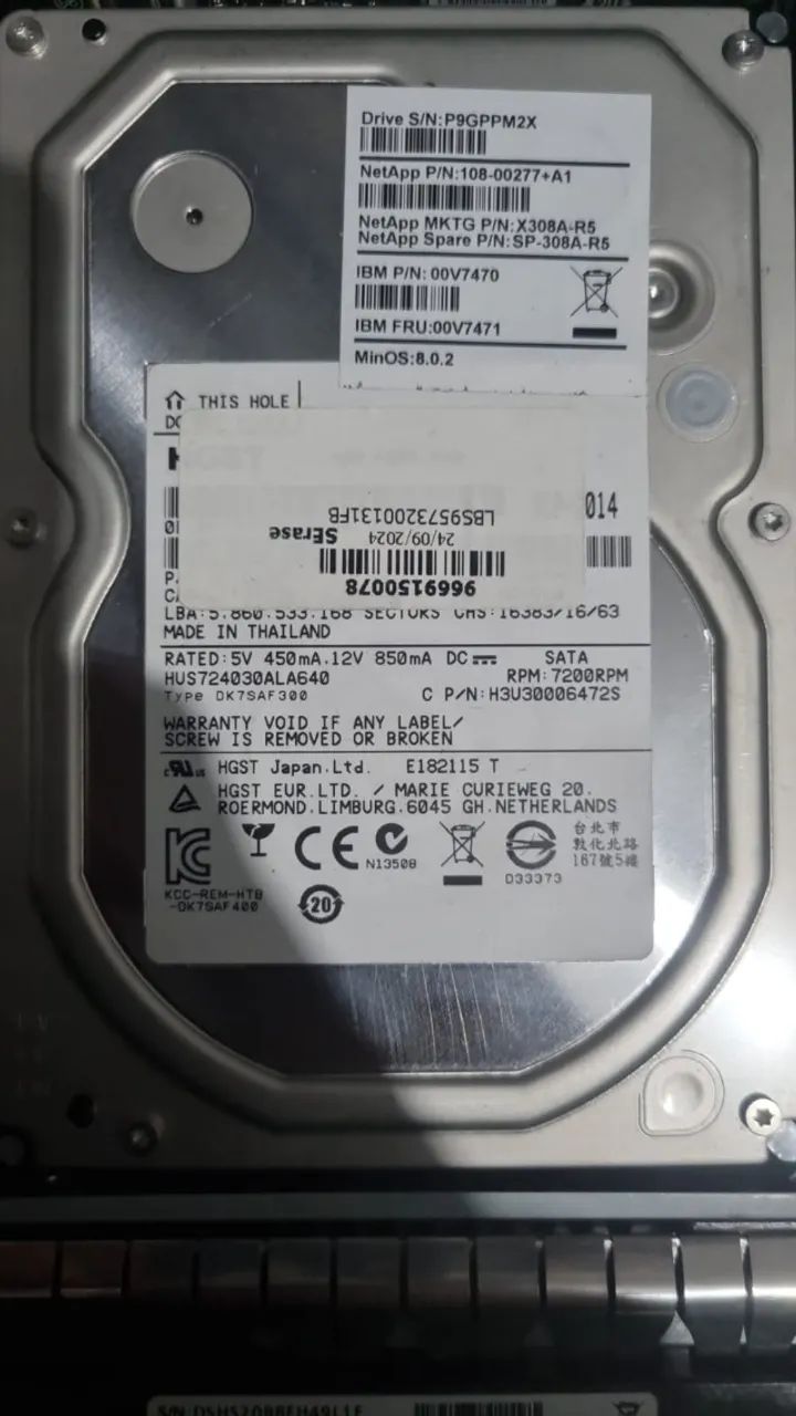 83 Hd hgst 2tb sata 7.2k 